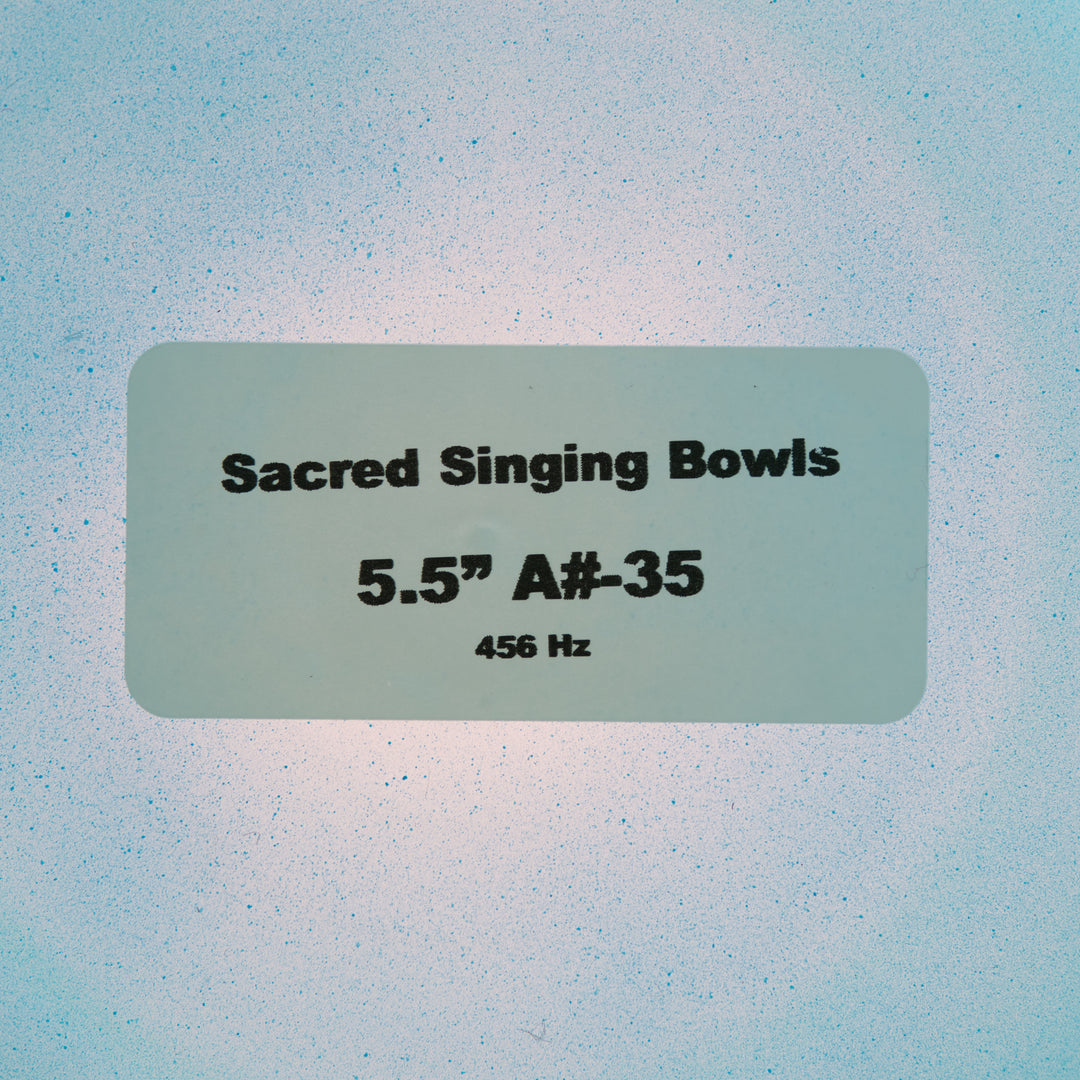 5.5" A#-35 Turquoise Tide Singing Bowl