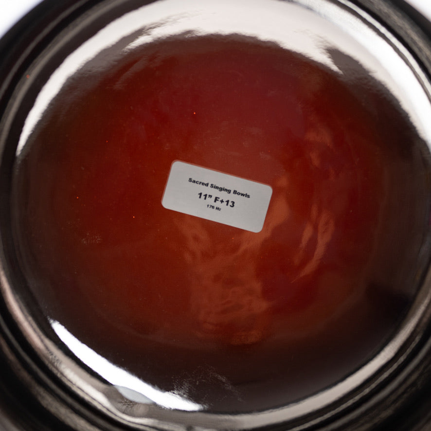 11" F+13 Solara Singing Bowl with Flower of Life