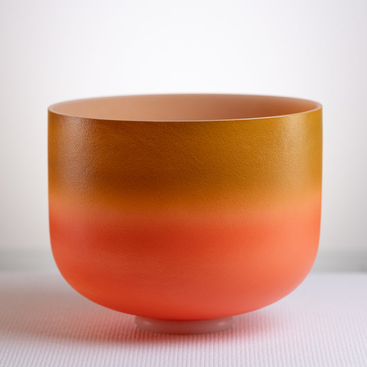 12" A-27 Healing Golden Flame Singing Bowl