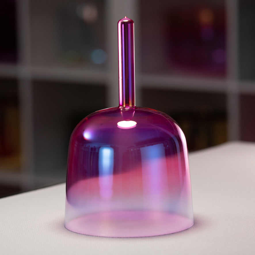 7.75" F#-3 Rose Blossom Singing Bowl, Handheld