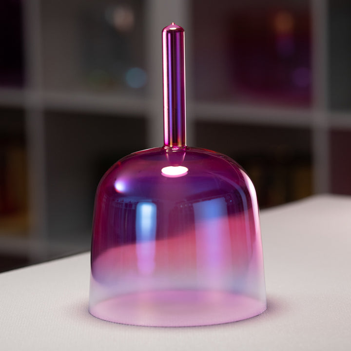 7.75" F#-3 Rose Blossom Singing Bowl, Handheld