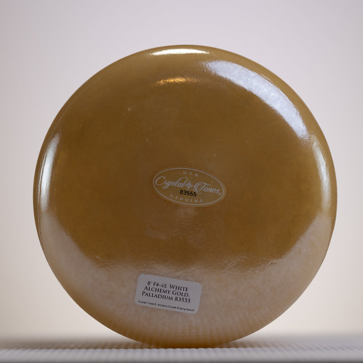 8" F#-45 White Gold & Palladium, Crystal Tones™