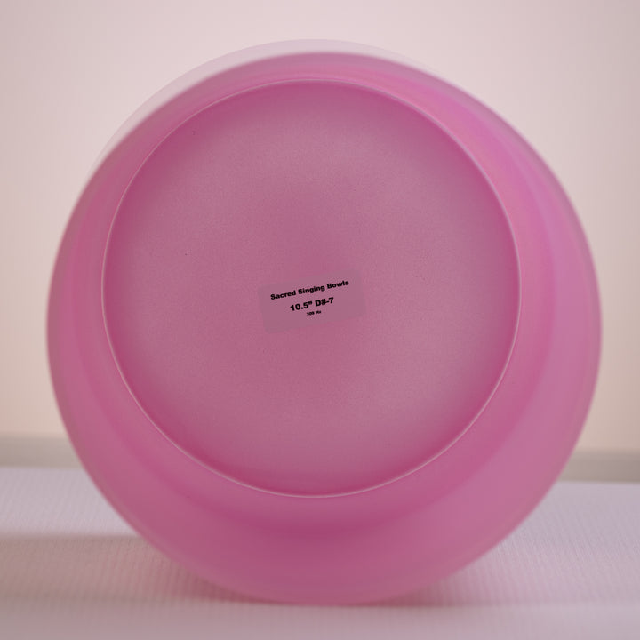 10.5" D#-7 Rose Blossom & Prismatic Crystal Symphony Bowl