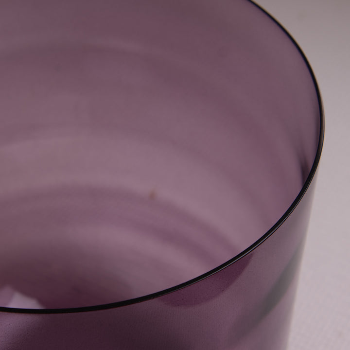 9" D#-14 Amethyst Activation Crystal Singing Bowl