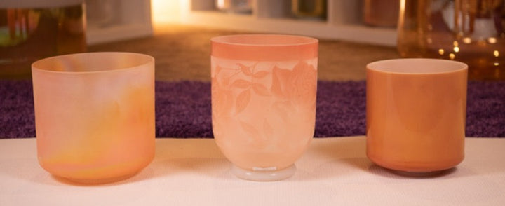 "Repose" Crystal Singing Bowl Set
