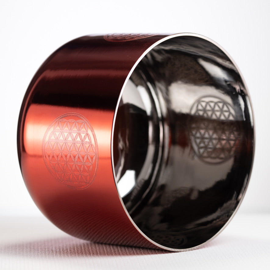 11" F+13 Solara Singing Bowl with Flower of Life
