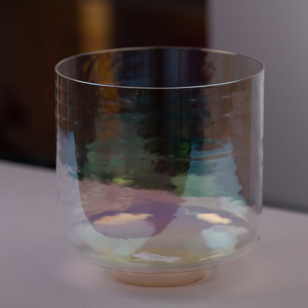 9" G-43 Prismatic Crystal Singing Bowl