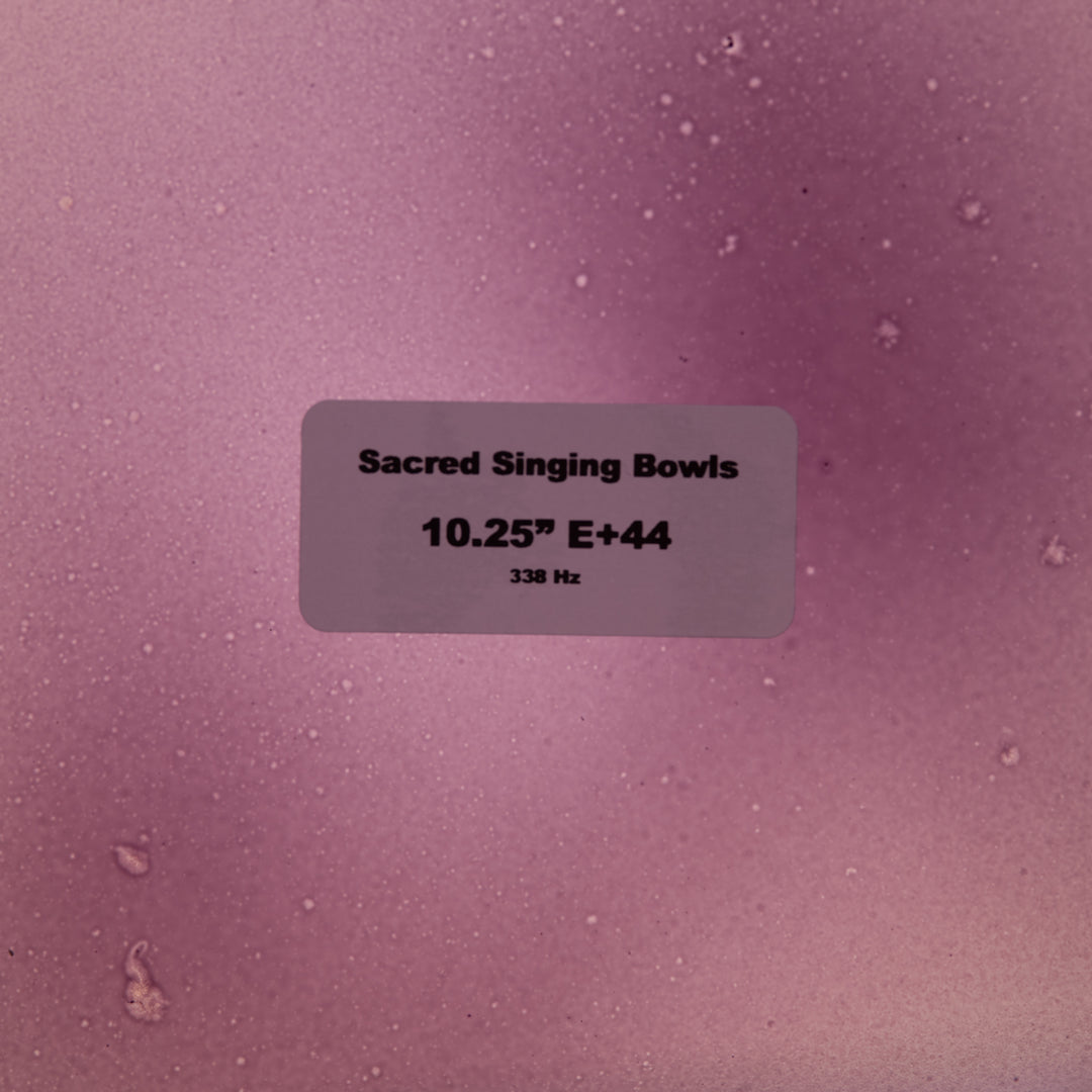 10.25” E+44 Amethyst Activation Crystal Symphony Bowl