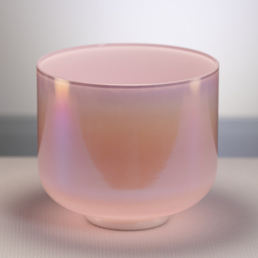 9" C#+6 Goddess Glow Crystal Singing Bowl, Perfect Pitch