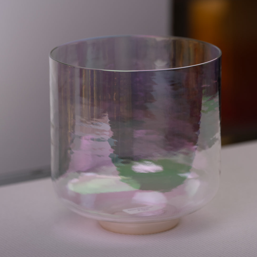 9" F#-21 Prismatic Crystal Singing Bowl