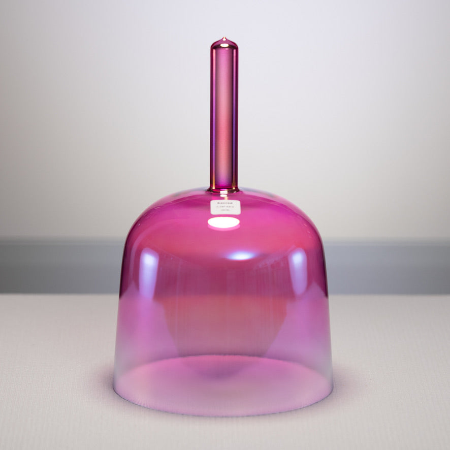 7.75" F#-3 Rose Blossom Singing Bowl, Handheld