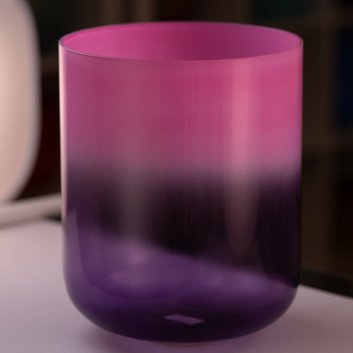 12” E+30 Blossoming Heart Crystal Symphony Bowl, Tall