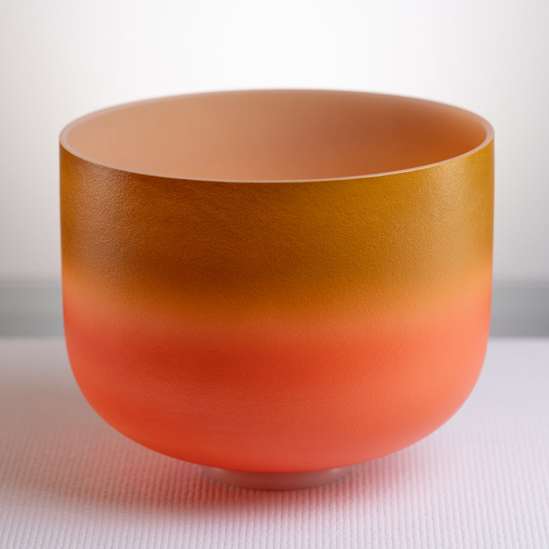12" A-27 Healing Golden Flame Singing Bowl