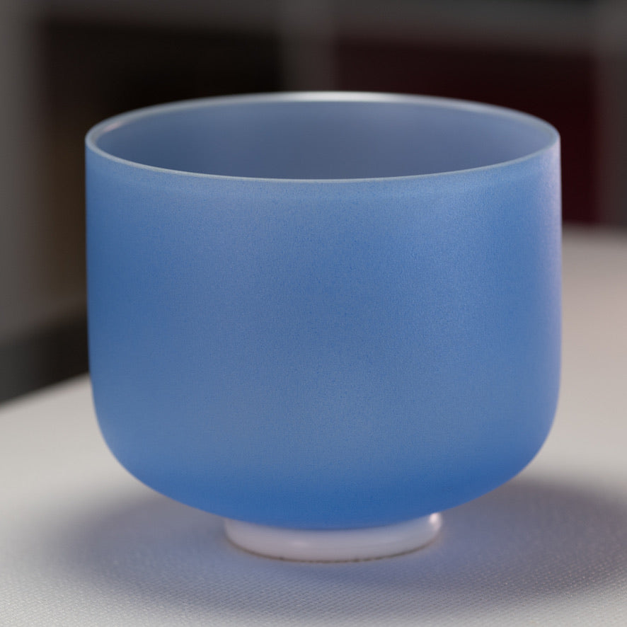 9" G-27 Father Sky Frosted Crystal Singing Bowl