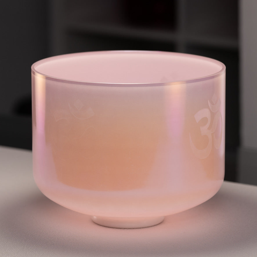 11" A-39 Goddess Glow Crystal Singing Bowl