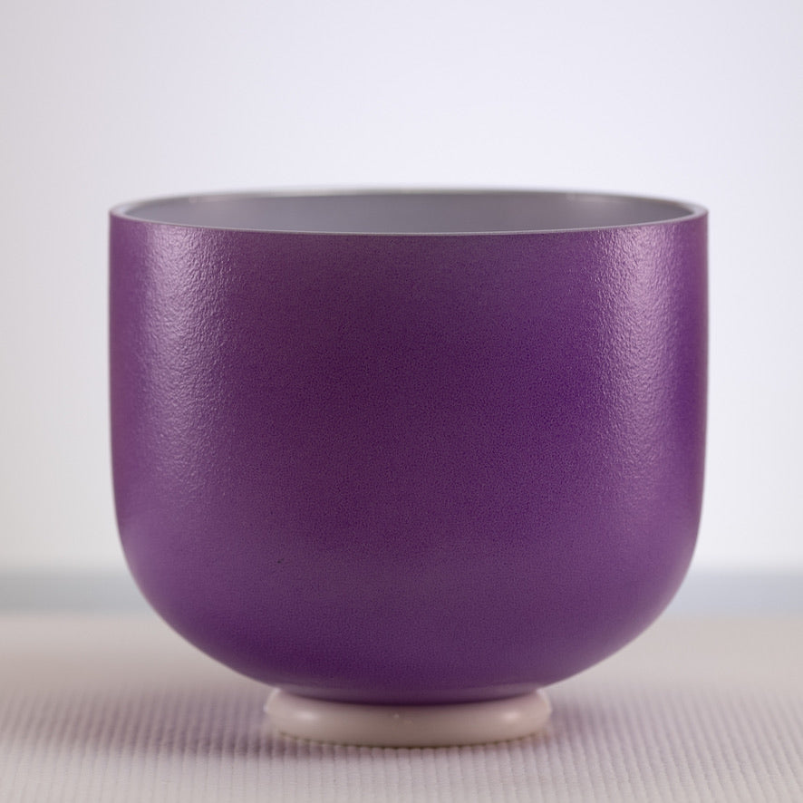 9" G#-23 Purple Dream Frosted Singing Bowl