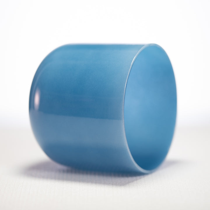 6" A#-8 Indigo Child Crystal Singing Bowl, Perfect Pitch