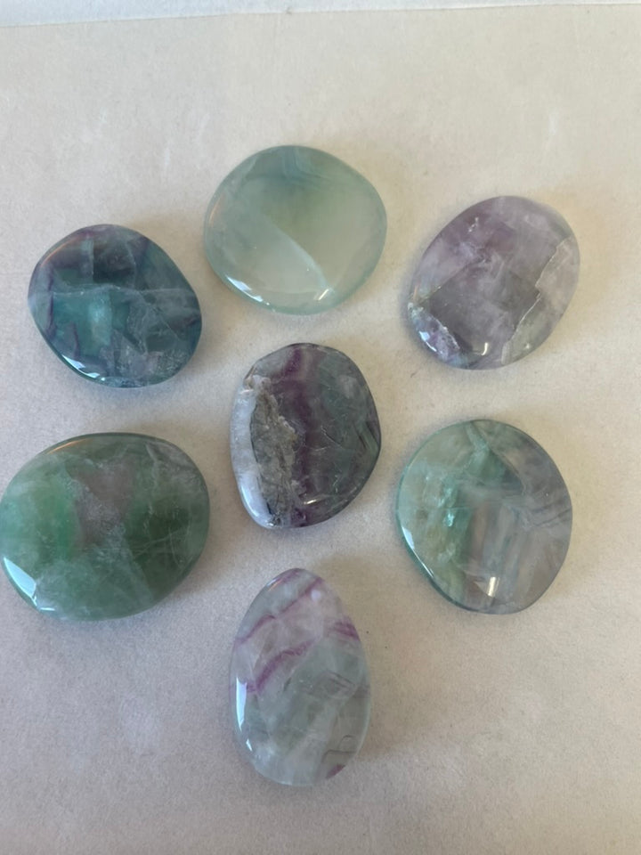 Fluorite Palm Stones