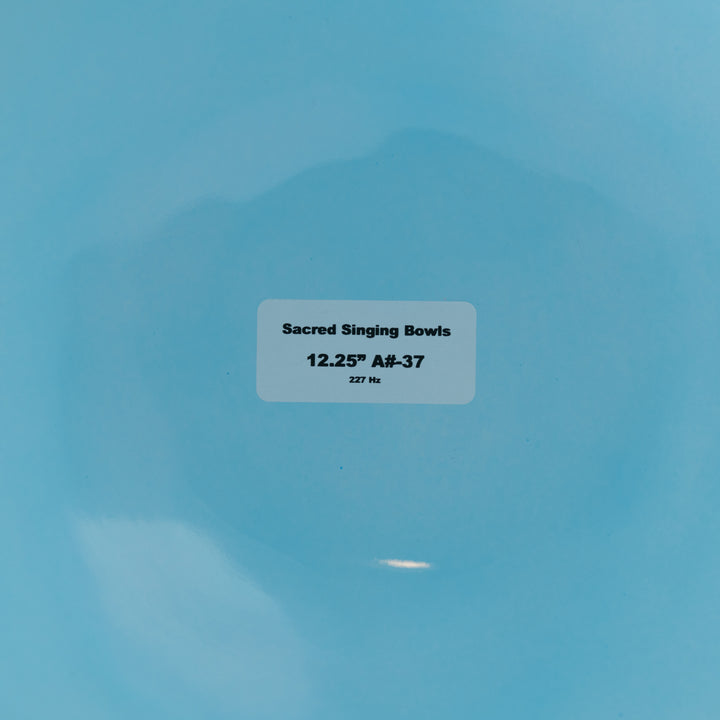 12.25" A#-37 Serene Aquamarine Sacred Symphony Bowl