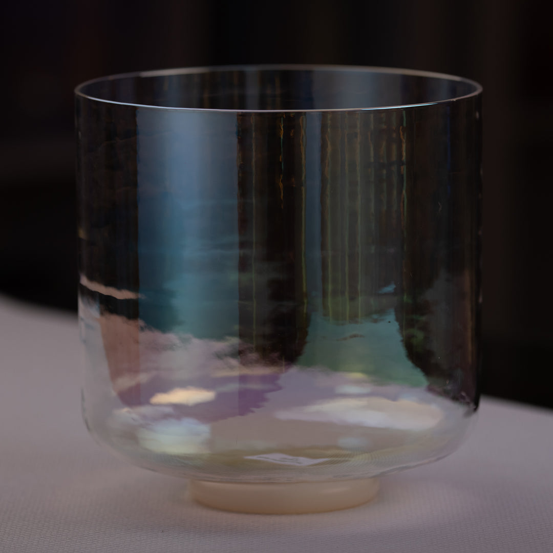 9" G-43 Prismatic Crystal Singing Bowl