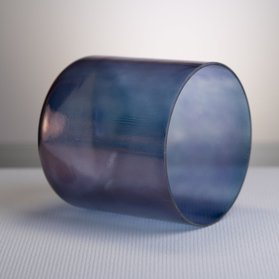 8" D-50 Apophyllite Violet Aura Gold, Crystal Tones™