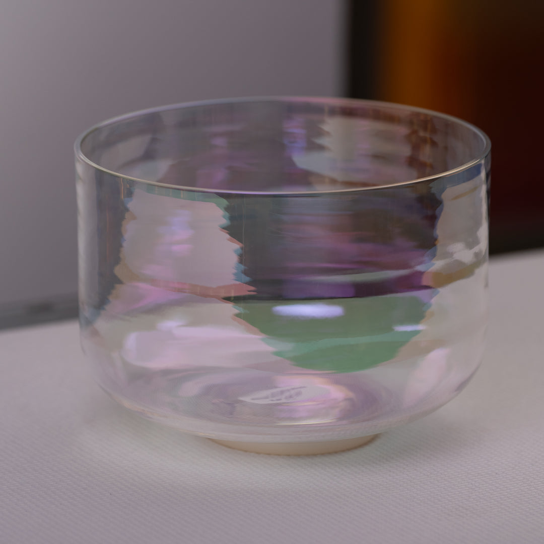 9.5" C#-37 Prismatic Crystal Singing Bowl