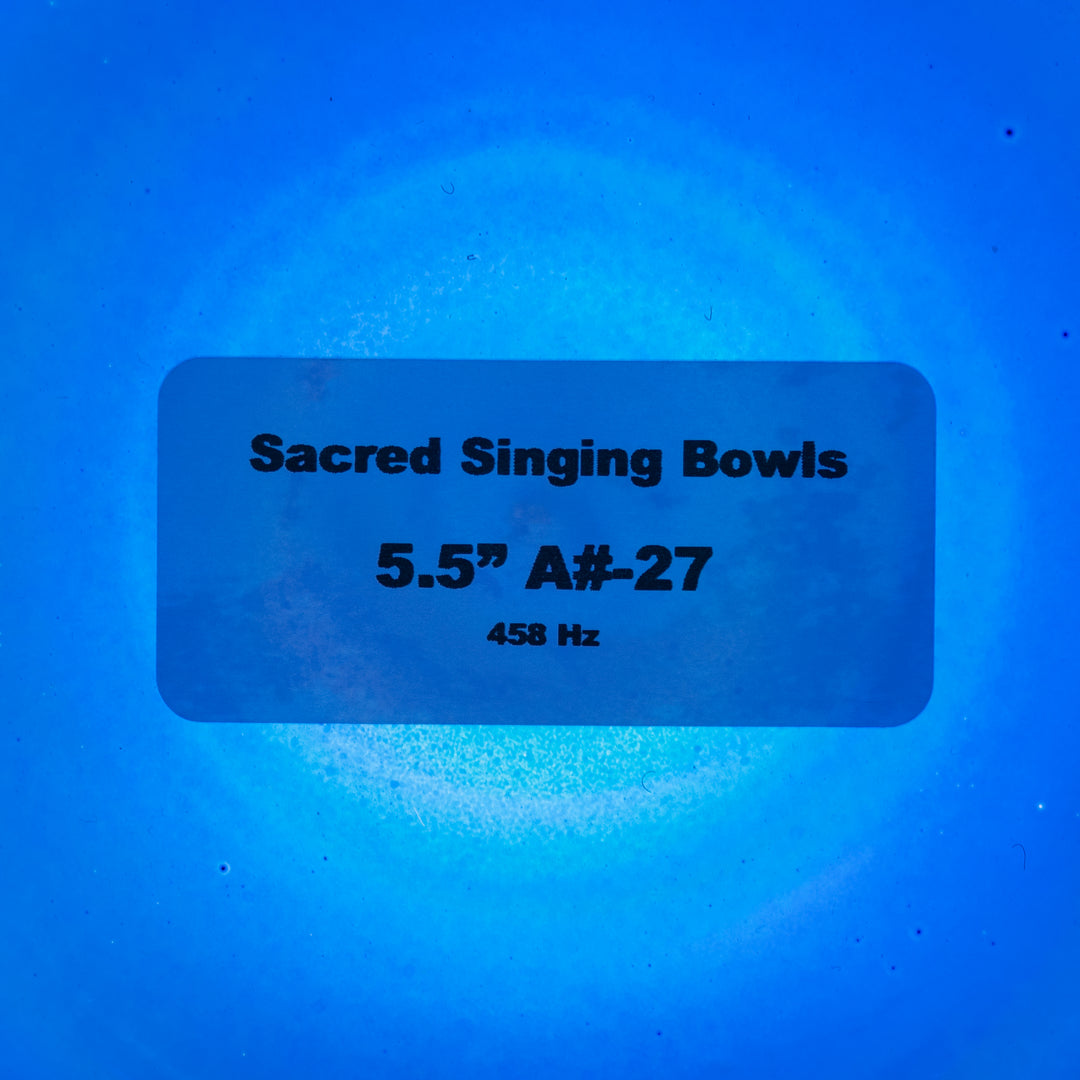 5.5" A#-27 Sapphire Spirit Singing Bowl