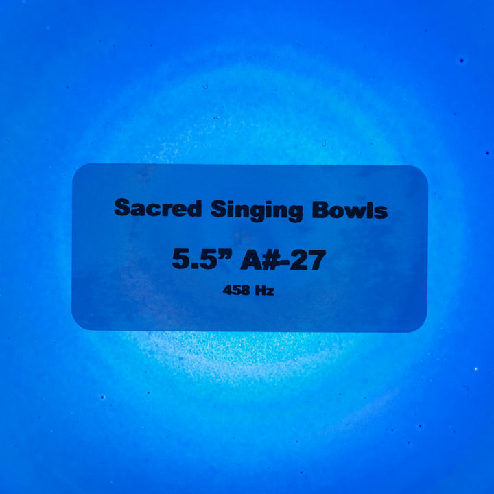 5.5" A#-27 Sapphire Spirit Singing Bowl