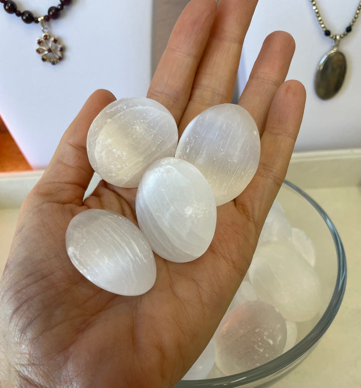 Selenite Pillow Stones