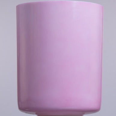 8" E+25 Pink Ocean Gold, Tall Crystal Singing Bowl, Crystal Tones™