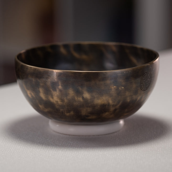 8.25" D#+38 Full Moon Himalayan Singing Bowl