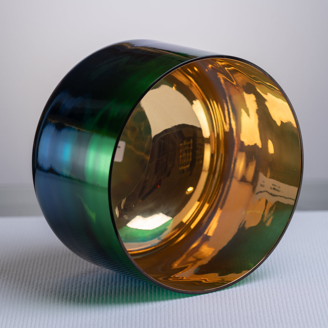 11" A+4 Divine Earth Singing Bowl with 24k Gold inside