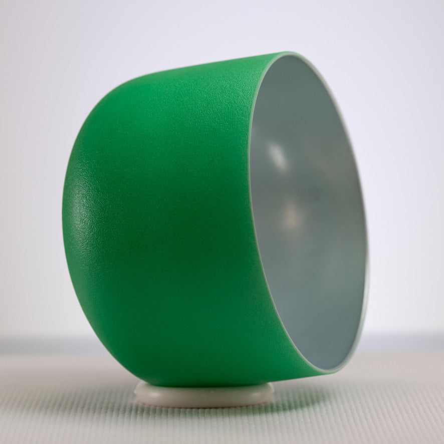 10" C#-22 Emerald Heart Frosted Singing Bowl