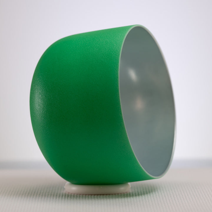 10" C#-22 Emerald Heart Frosted Singing Bowl