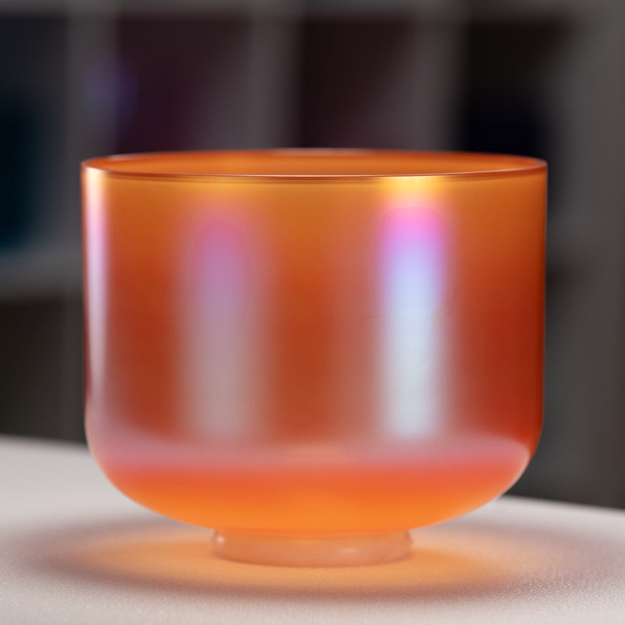 10" G#-5 Sunset Serenade Crystal Singing Bowl, Perfect Pitch