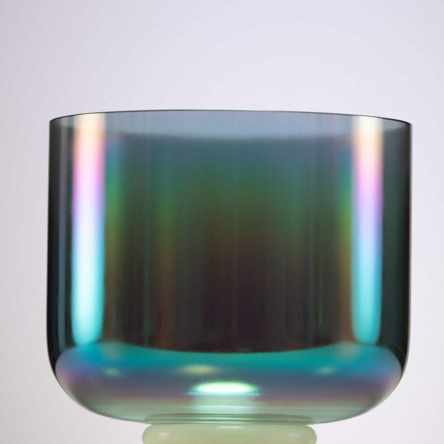9" C+4 Earth Magic Crystal Singing Bowl, Perfect Pitch