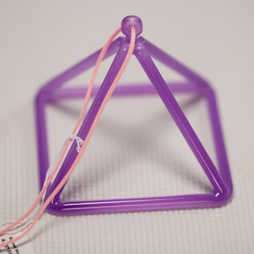 4.75" F#-32 Light Purple Crystal Pyramid