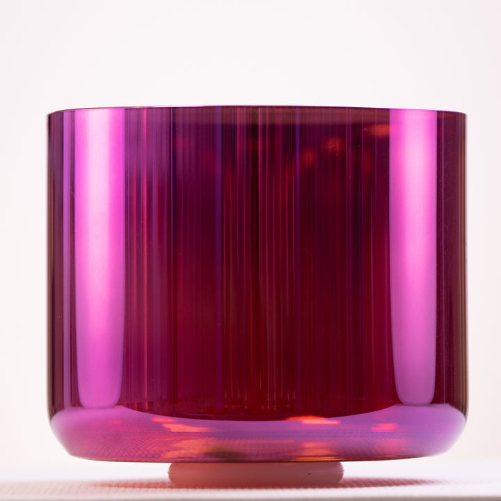 10.25" D#+30 Magenta & Gold Crystal Symphony Bowl