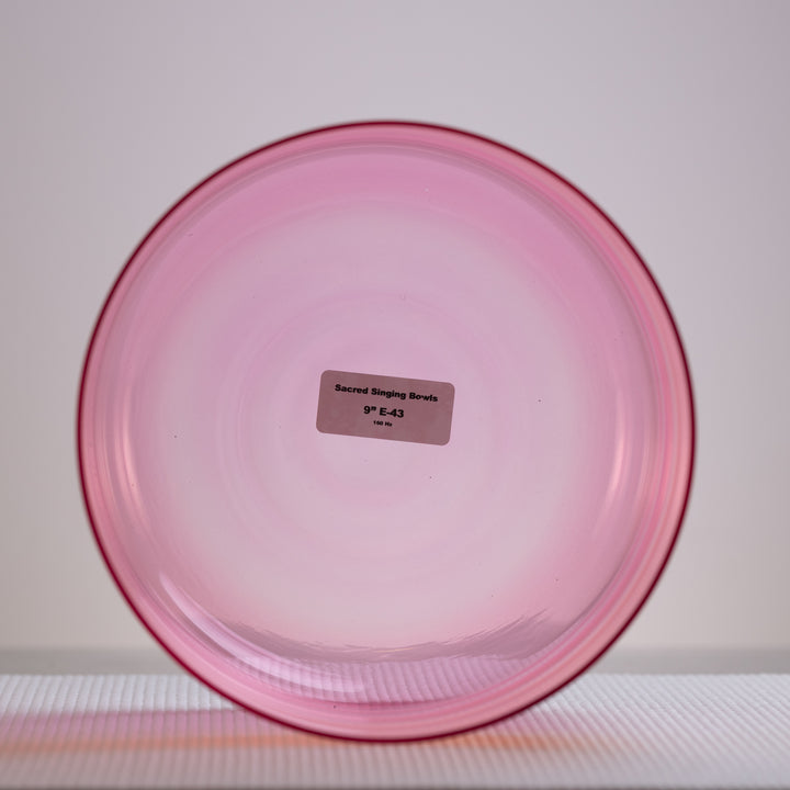 9" E-43 Harmonic Sunrise Crystal Bowl