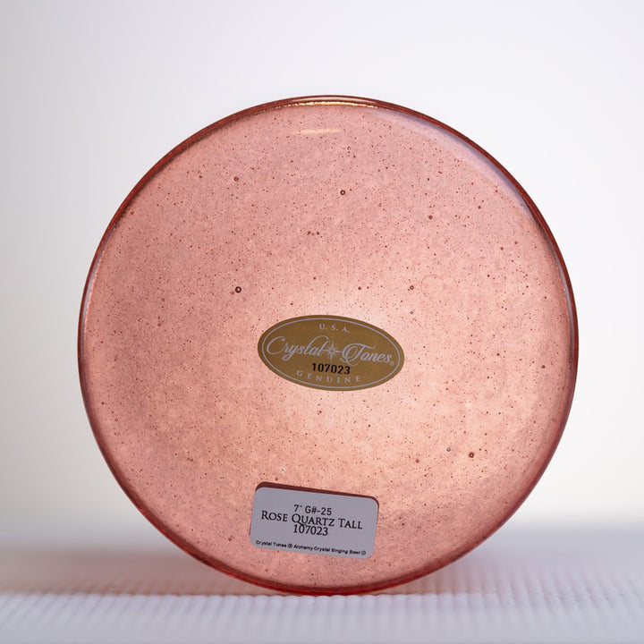 7" G#-25 Rose Quartz Tall, Crystal Tones™