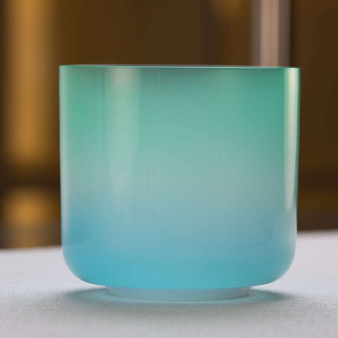 5.75" G#-36 Turquoise Tide Crystal Singing Bowl