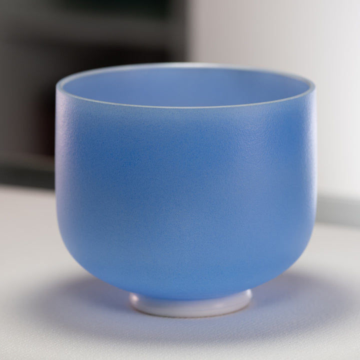 9" A-25 Father Sky Frosted Crystal Singing Bowl