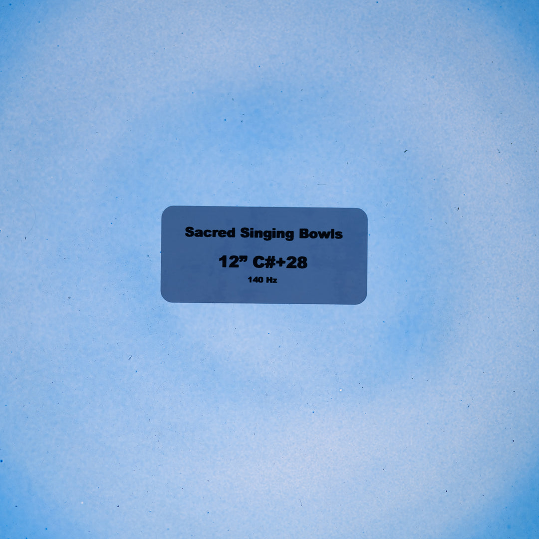 12” C#+28 Sapphire Spirit Sacred Symphony Bowl, Tall