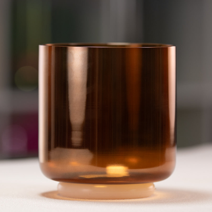 6" F#+39 Sacred Ground Crystal Singing Bowl