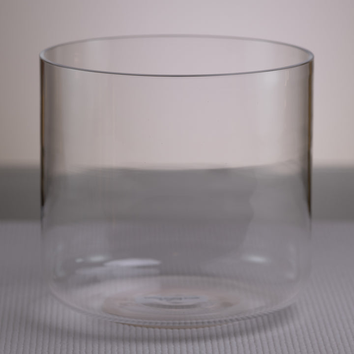 8" C#+20 Clear Quartz Crystal Singing Bowl
