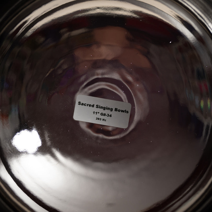 11" G#-34 Divine Love Crystal Singing Bowl