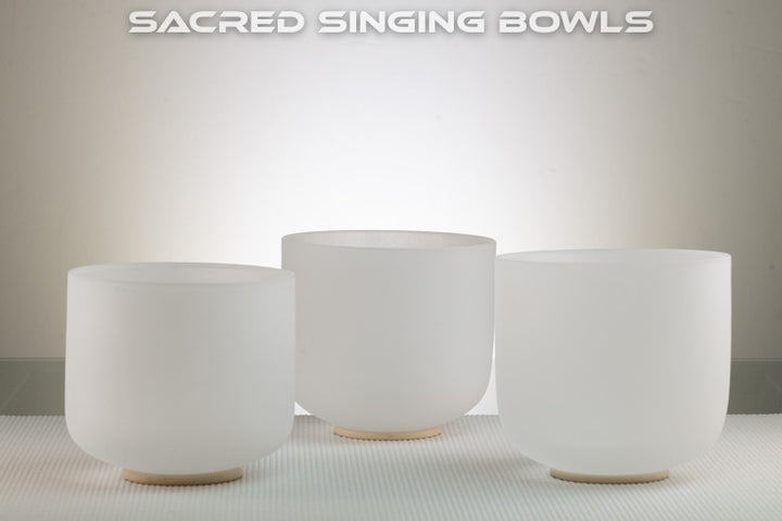 Frosted Singing Bowl Set: C Major