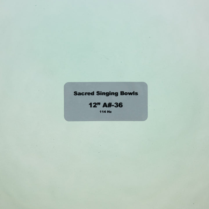 12" A#-36 Sacred Sage Singing Bowl