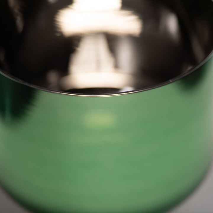 9" C+9 Emerald Heart Crystal Singing Bowl, Perfect Pitch