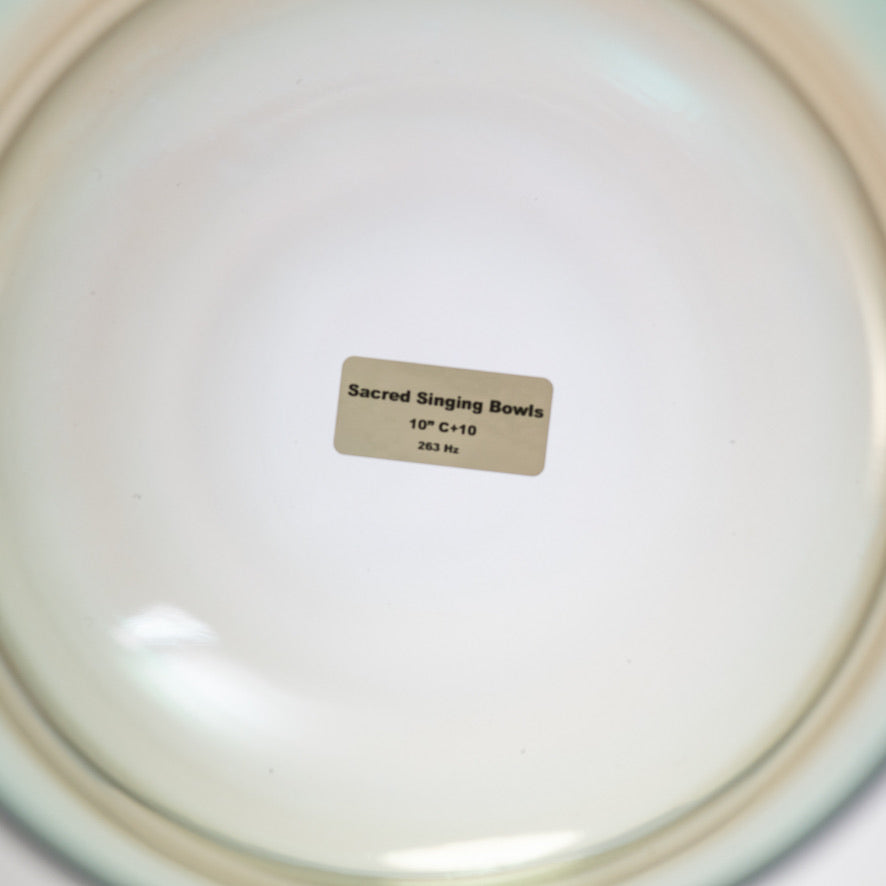10" C+10 Morning Mist Sacred Symphony Bowl, Perfect Pitch, Tall